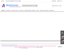 Tablet Screenshot of bebecenter.es